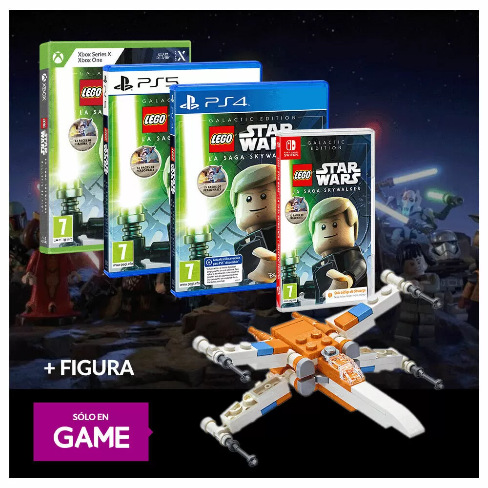 Consigue la LEGO Star Wars: The Skywalker Saga Galactic Edition en GAME con  regalo exclusivo - Vandal