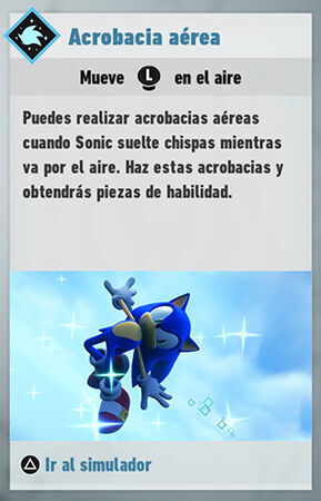 Sonic Frontiers - Mejores habilidades para desbloquear primero: Acrobacia aérea