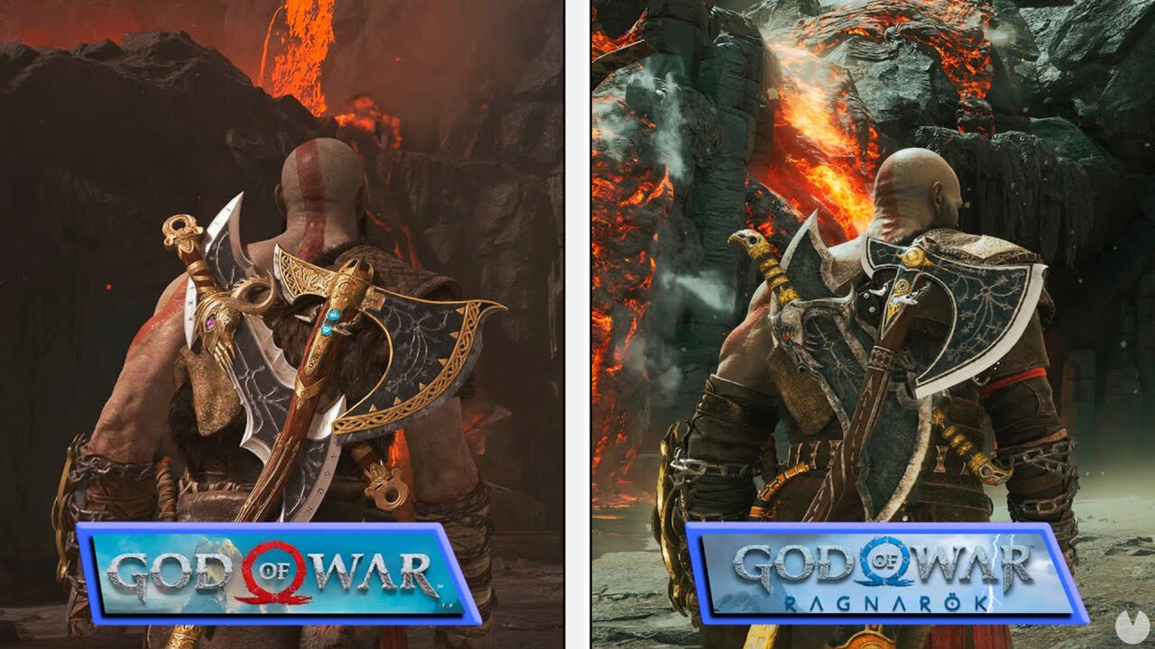 Así se ve God of War: Ragnarok en PS5 vs PS4 Pro y PS4