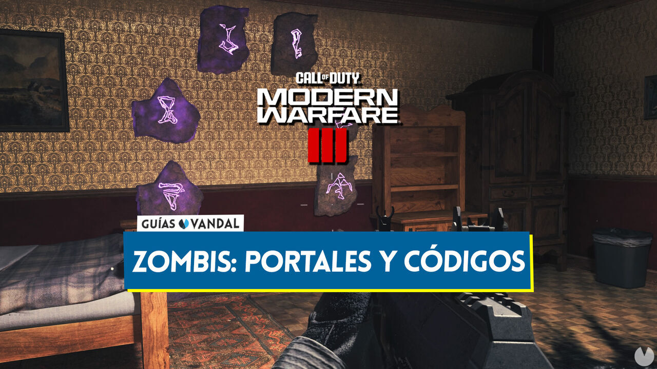 CoD MW 3 Zombis: Todos los portales y cdigos de teletransporte (Localizaciones) - Call of Duty: Modern Warfare 3 (2023)