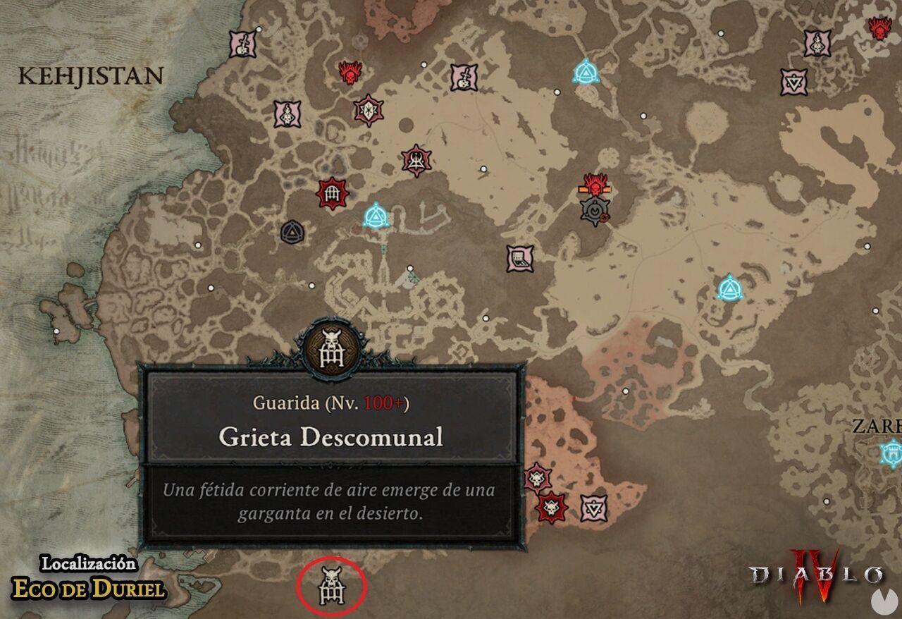 Eco de Duriel en Diablo 4 Cómo invocar al jefe y