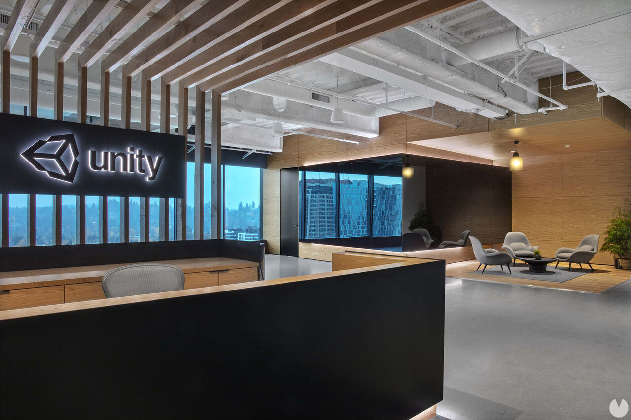 Fotografía de las oficinas de Unity.