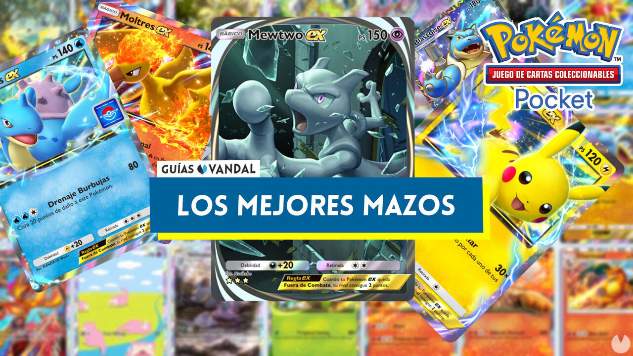 JCC Pokmon Pocket: los mejores mazos para arrasar en el PvP - JCC Pokmon Pocket