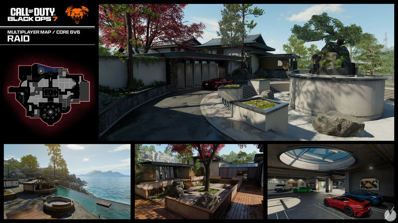Todos los mapas multijugador de Call of Duty Black Ops 7