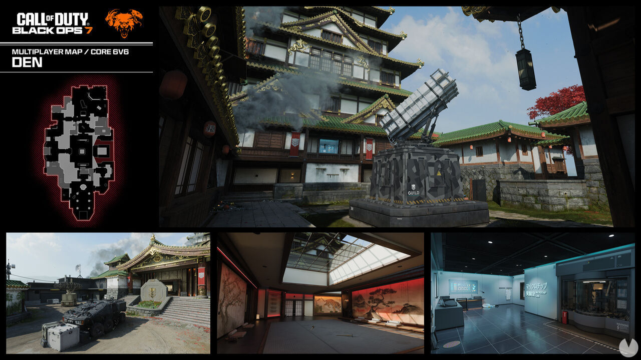 Todos los mapas multijugador de Call of Duty Black Ops 7