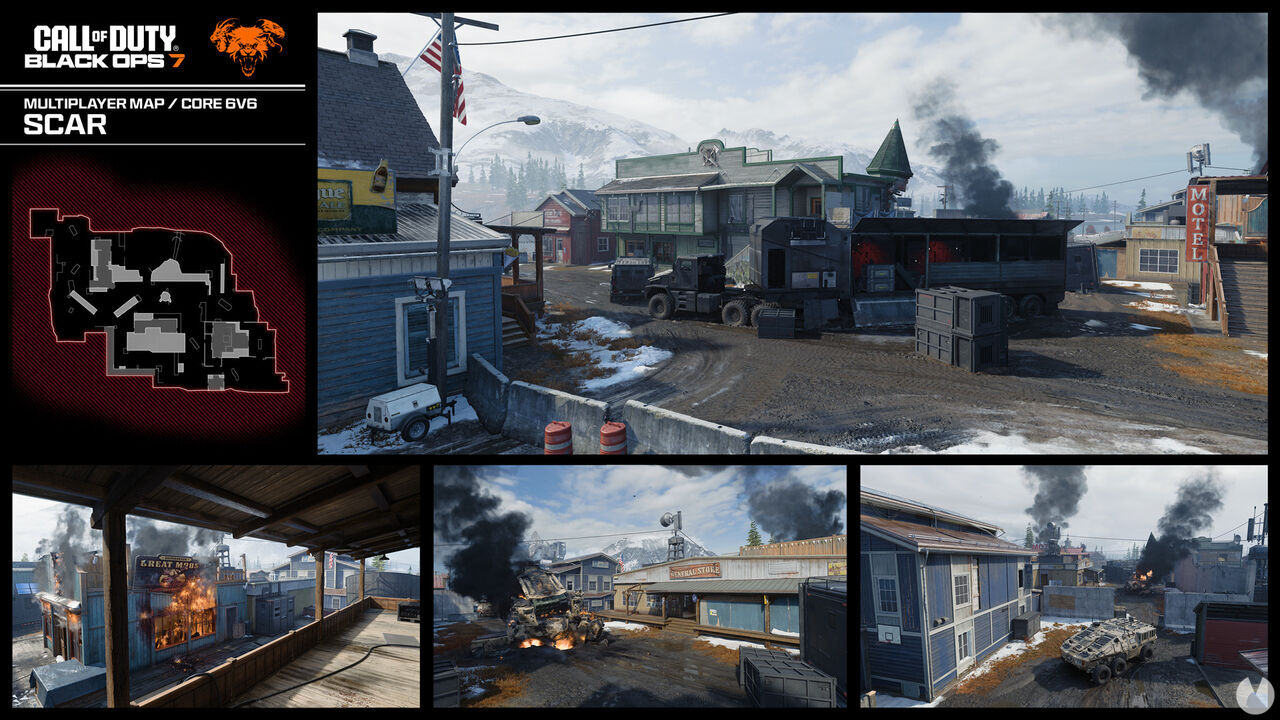 Todos los mapas multijugador de Call of Duty Black Ops 7