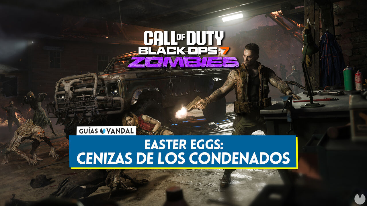 Gua easter egg Cenizas de los condenados al 100% en CoD Black Ops 7 Zombis - Call of Duty: Black Ops 7