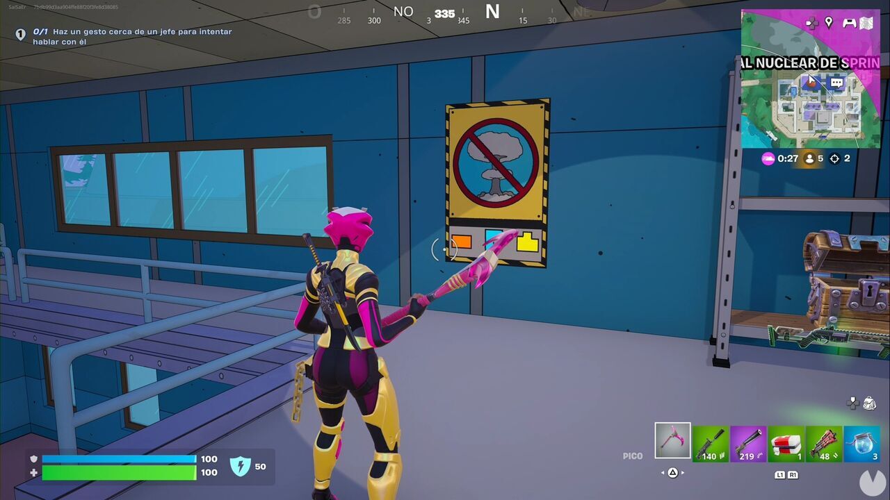 Los mejores easter eggs de Los Simpson en Fortnite - pósters con los símbolos correctos para evitar la fusión del núcleo