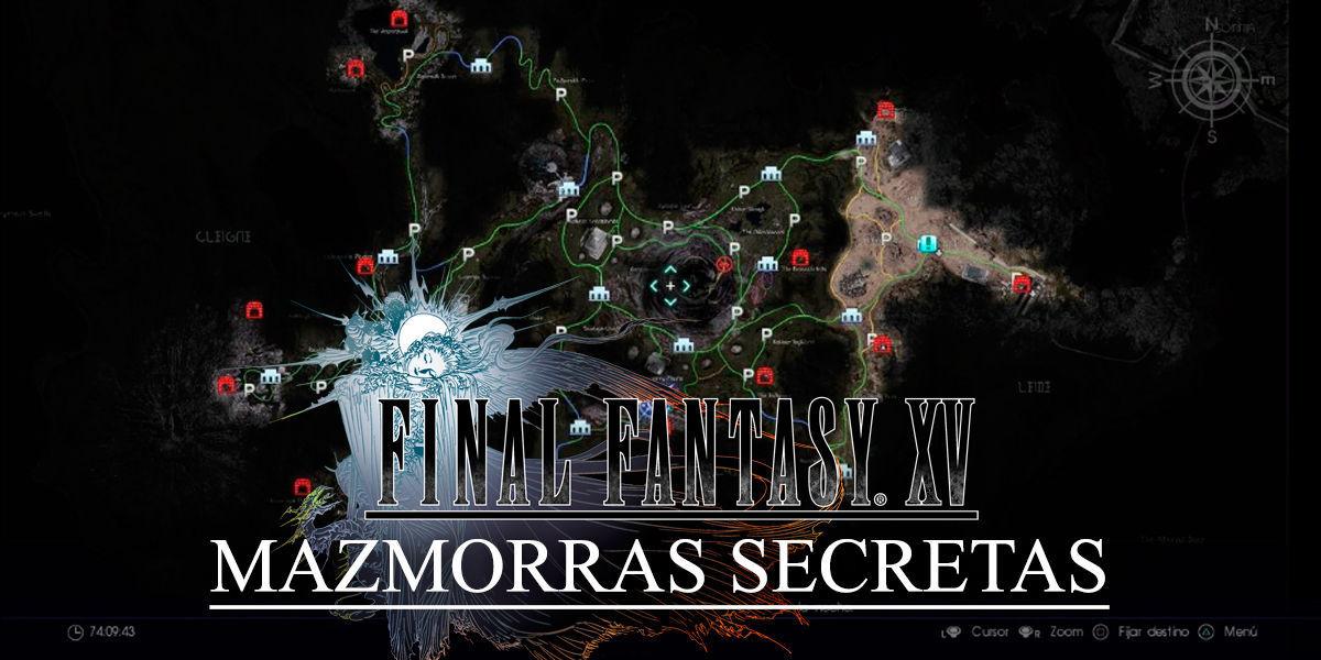 Mazmorras y Mausoleos de Final Fantasy XV y los 8 portales de la aberracin  - Final Fantasy XV
