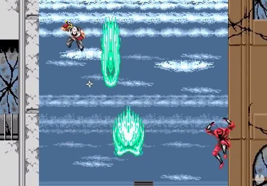 La ronda de bonus de la entrega Mega Drive era distinta, aunque igual de divertida. Con esos ninjas que parec�an estar bailando una jota.