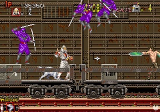 Los pu�eteros ninjas de colores aparec�an por sorpresa. Y como el resto de enemigos, pod�an matarte de un solo golpe.