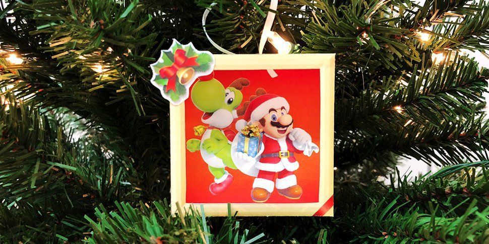 Crea tu decoración navideña de Mario y Yoshi con esta manualidad