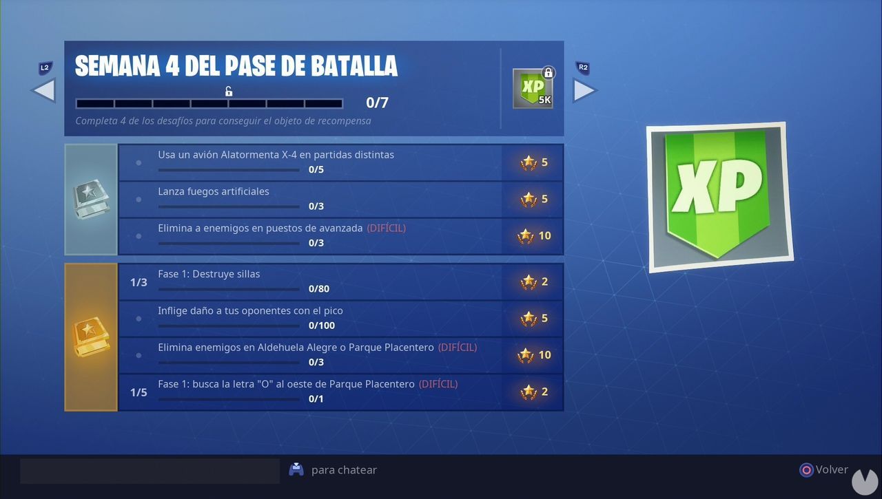 fortnite battle royale desafios semana 4 temporada 7 solucion y objetivos - fuegos artificiales fortnite ubicaciones 14 dias de verano