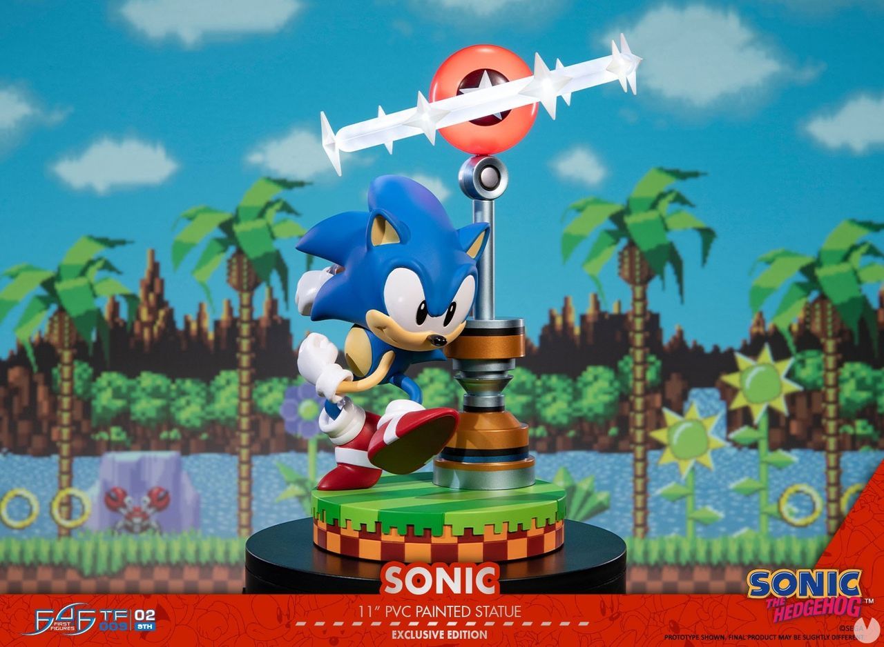 First 4 Figures presenta su nueva estatua de Sonic the Hedgehog hecha en PVC