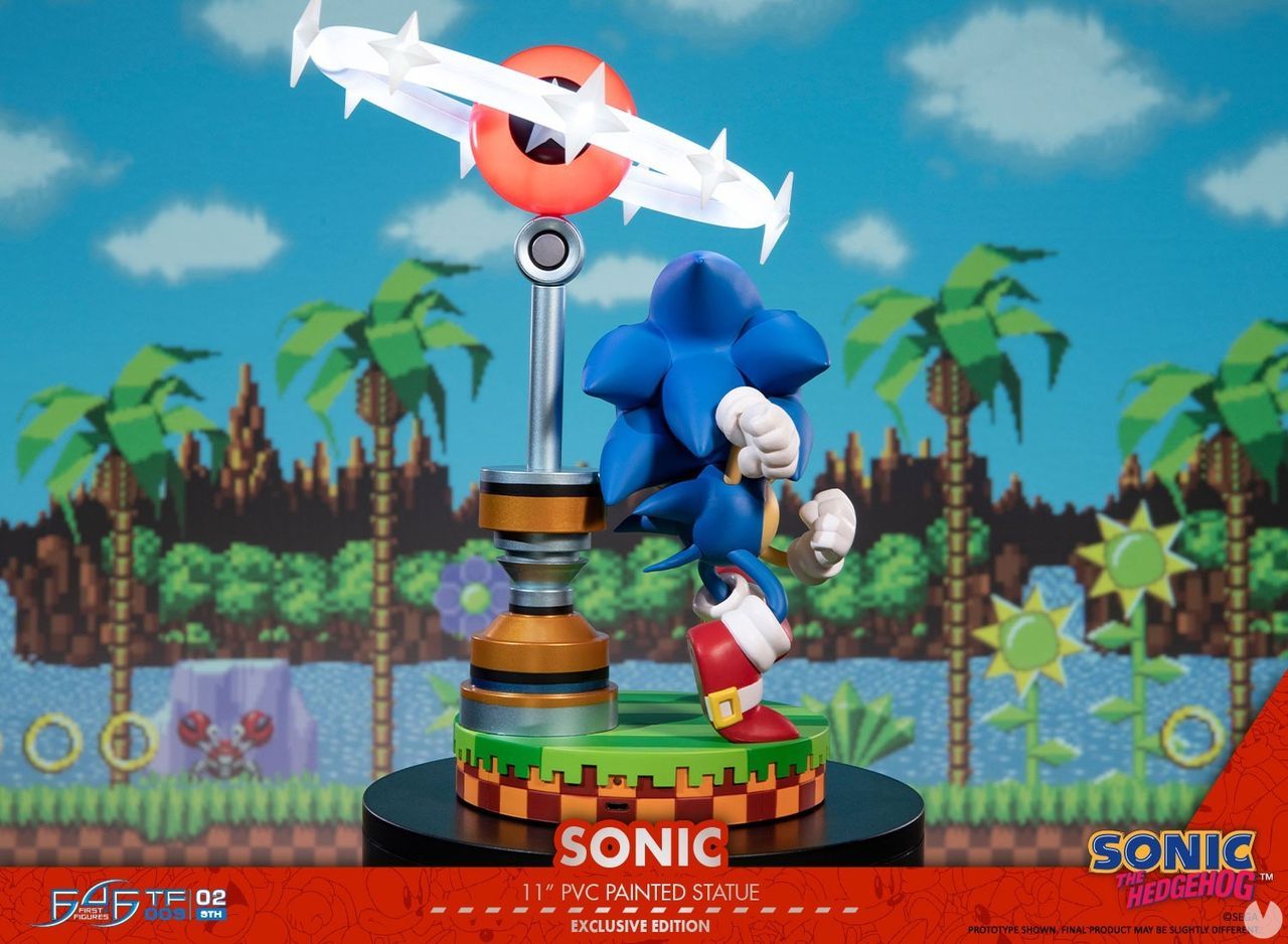 First 4 Figures presenta su nueva estatua de Sonic the Hedgehog hecha en PVC