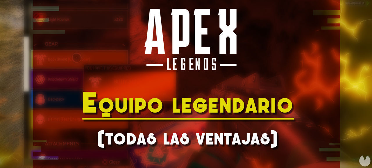 Equipo legendario en Apex Legends: Ventajas y bonificaciones - Apex Legends