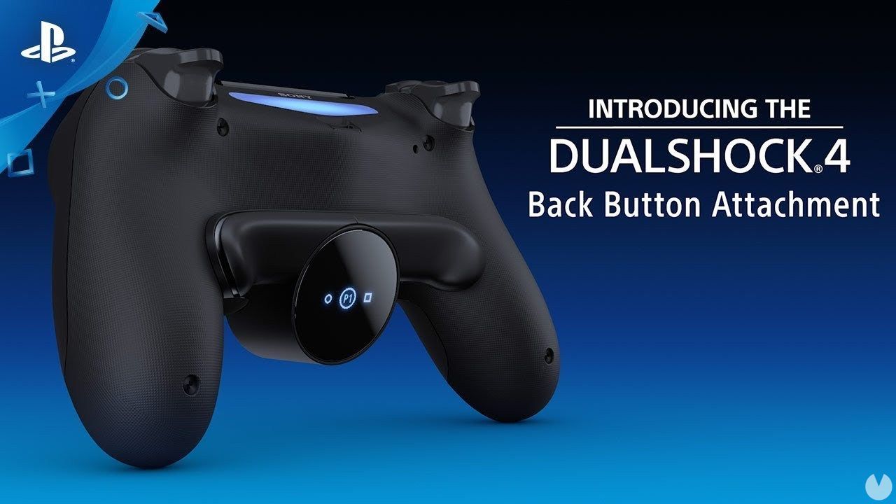 DualShock 4 estrenará un accesorio oficial en forma de botón trasero en febrero