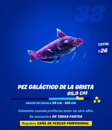 Fortnite - Pez galáctico de la grieta: datos y ubicación