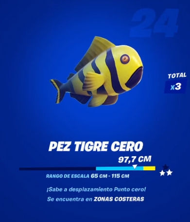 Fortnite - Pez tigre cero: datos y ubicación