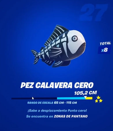 Fortnite - Pez calavera cero: datos y ubicación