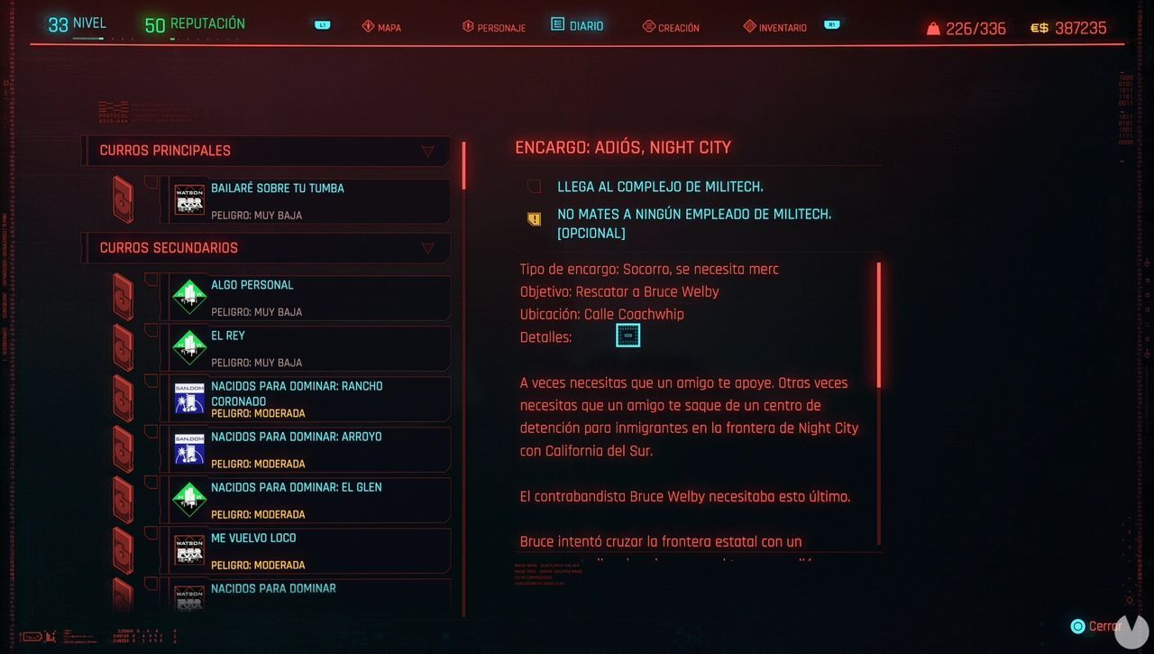 Adis, Night City en Cyberpunk 2077 al 100% - Cyberpunk 2077
