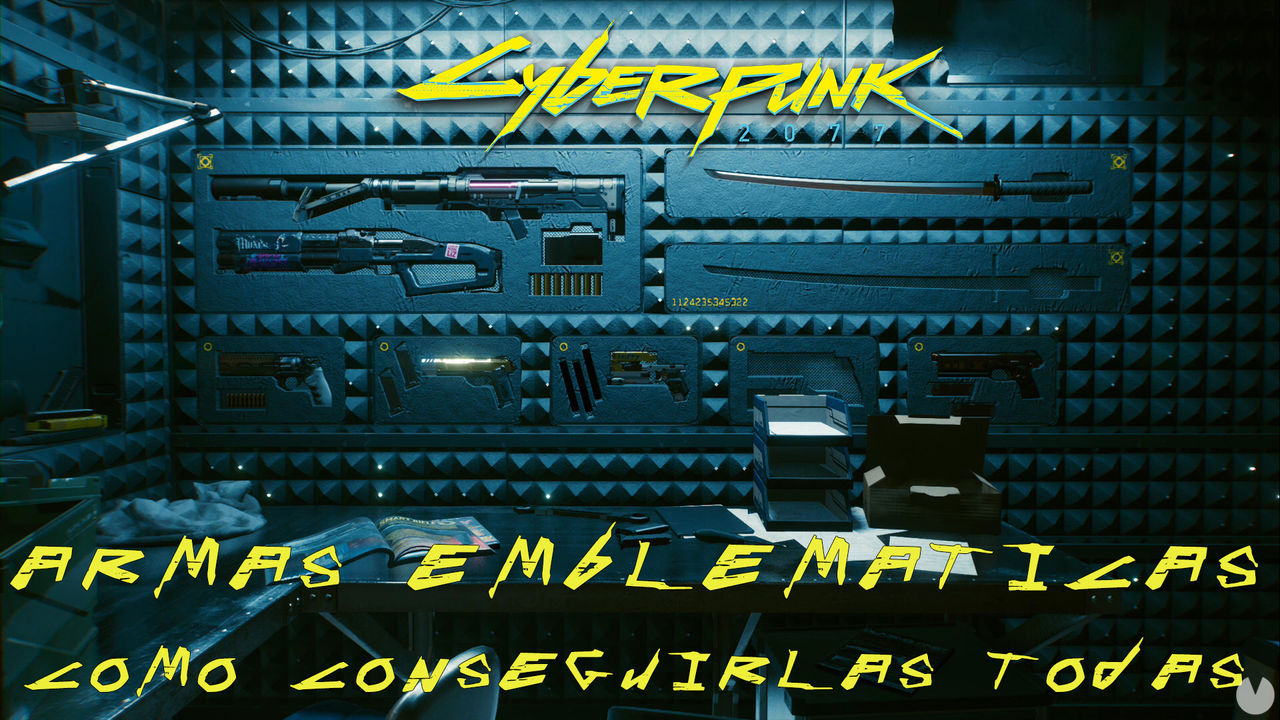 Cyberpunk 2077: TODAS las armas emblemticas y cmo conseguirlas - Cyberpunk 2077