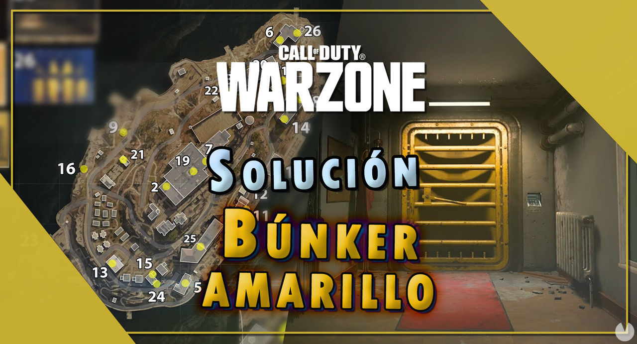 COD Warzone: Bnker amarillo en Isla del Renacer; maletines, fotos y cdigos - Call of Duty: Warzone