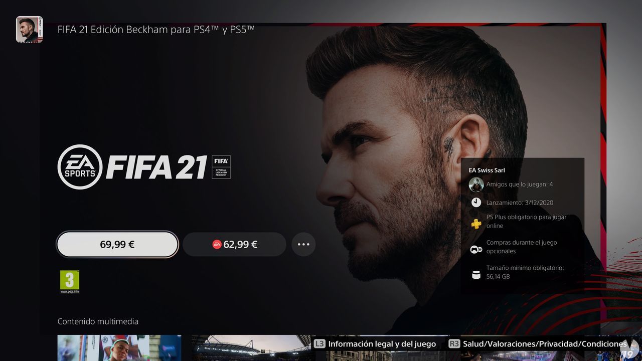maximizar explosión Eslovenia FIFA 21 en PS5: Usuarios con la versión de PS4 no pueden actualizar gratis  por un error - Vandal