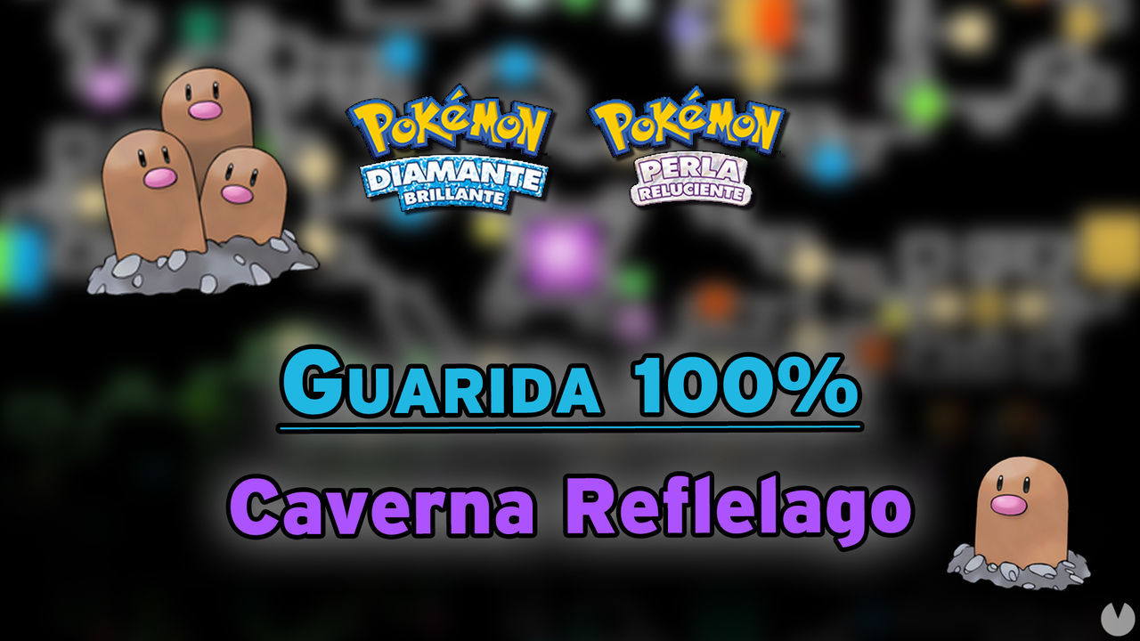 Caverna Reflelago en Diamante Brillante y Perla Reluciente: Todos los Pokmon - Pokmon Diamante Brillante / Perla Reluciente