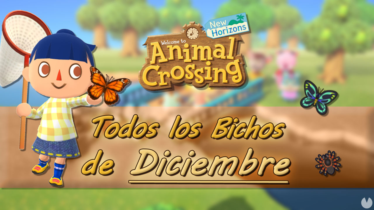 Bichos disponibles en diciembre 2024 en Animal Crossing: New Horizons - Animal Crossing: New Horizons