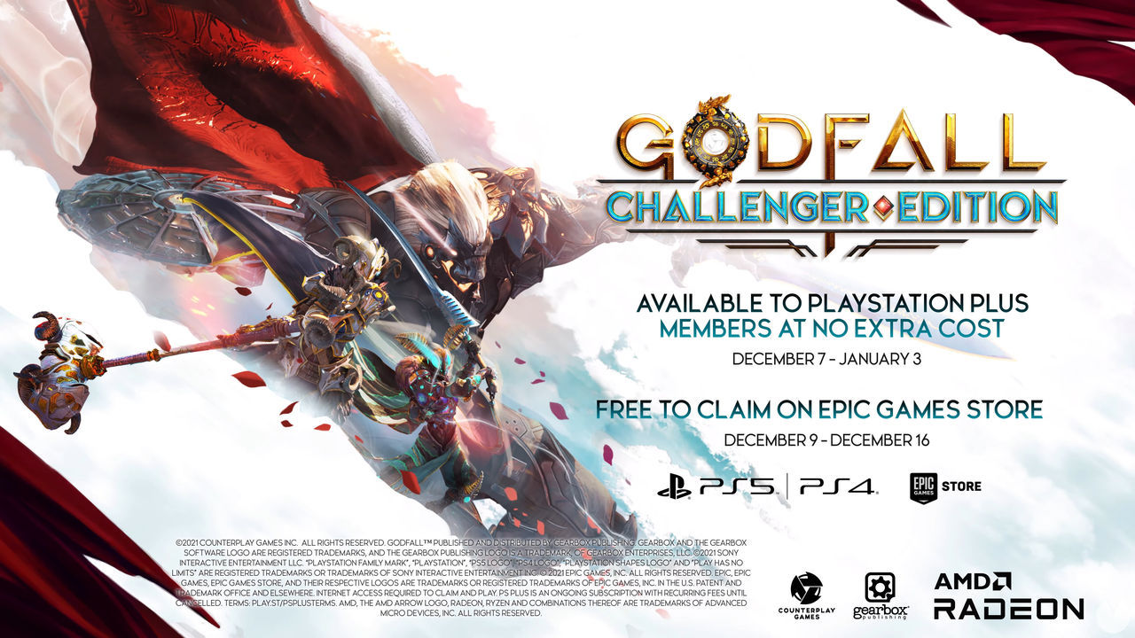 Godfall: Challenger Edition se podrá comprar por separado a un precio reducido de 15 dólares. Noticias en tiempo real