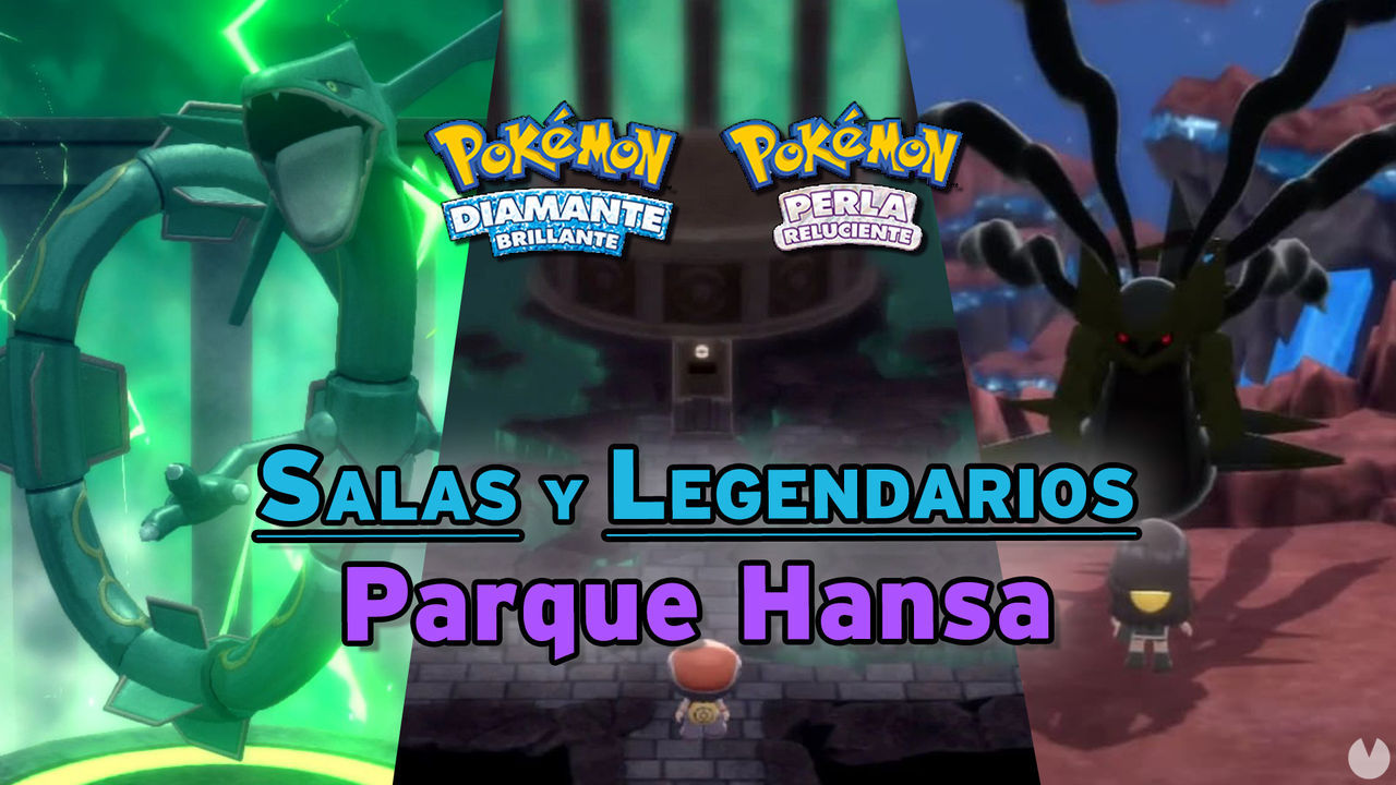 Legendarios del Parque Hansa en Diamante Brillante y Perla Reluciente: Cmo capturarlos - Pokmon Diamante Brillante / Perla Reluciente