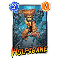 Marvel Snap - Mejor carta de coste 3 Wolfsbane