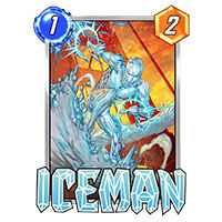 Marvel Snap - Mejor carta de coste 1 Iceman