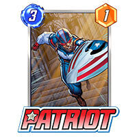 Mejores cartas en Marvel Snap: Patriota