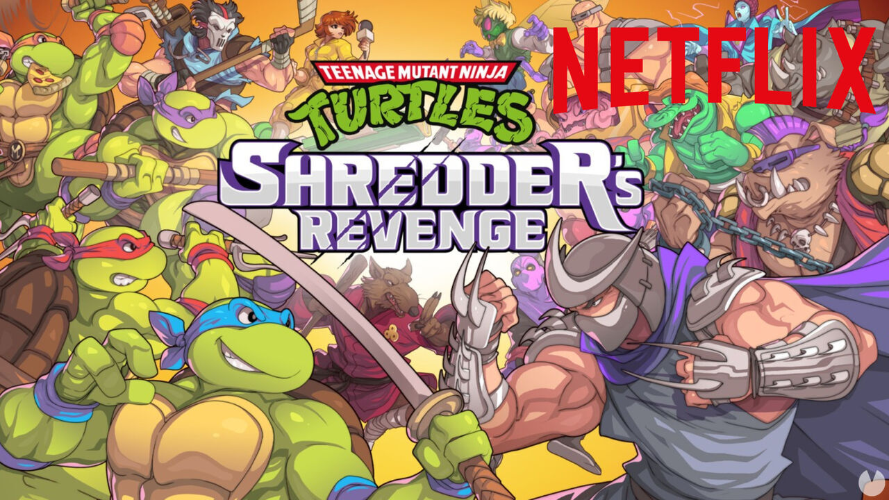 TMNT Shredder's Revenge llegará al catálogo de juegos de Netflix en 2023