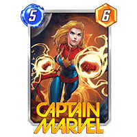 Marvel Snap - Mejor carta de coste 5 Capitana Marvel