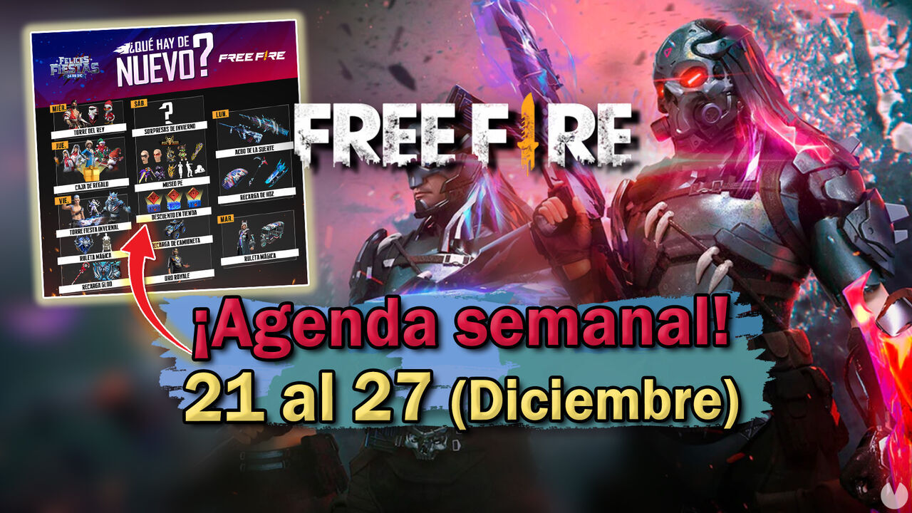 Free Fire: códigos gratis para hoy lunes 19 de diciembre de 2022
