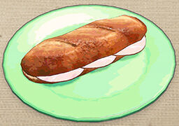 Receta de bocadillo de jamón y mantequilla en Pokémon Escarlata y Púrpura