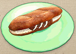 Receta de bocadillo de hamburguesa en Pokémon Escarlata y Púrpura