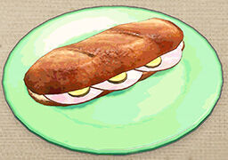 Receta de bocadillo de jamón en Pokémon Escarlata y Púrpura