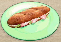 Receta de bocadillo de filete ahumado en Pokémon Escarlata y Púrpura