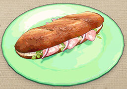 Receta de Superbocadillo de filete ahumado en Pokémon Escarlata y Púrpura