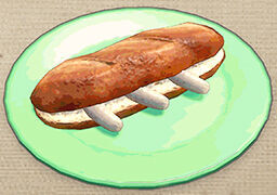 Receta de bocadillo de butifarra en Pokémon Escarlata y Púrpura