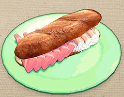 Receta de bocadillo estilo sushi en Pokémon Escarlata y Púrpura