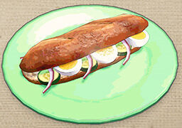 Receta de Superbocadillo de huevo cocido en Pokémon Escarlata y Púrpura