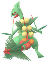 Pokmon Go - Pokmon Megaevolucin de tercera generacin: Mega Sceptile