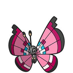 Vivillon Motivo Floral Pokmon GO