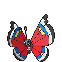 Vivillon Motivo Moderno Pokmon GO