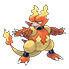 Magmar en Pokédex Arándano